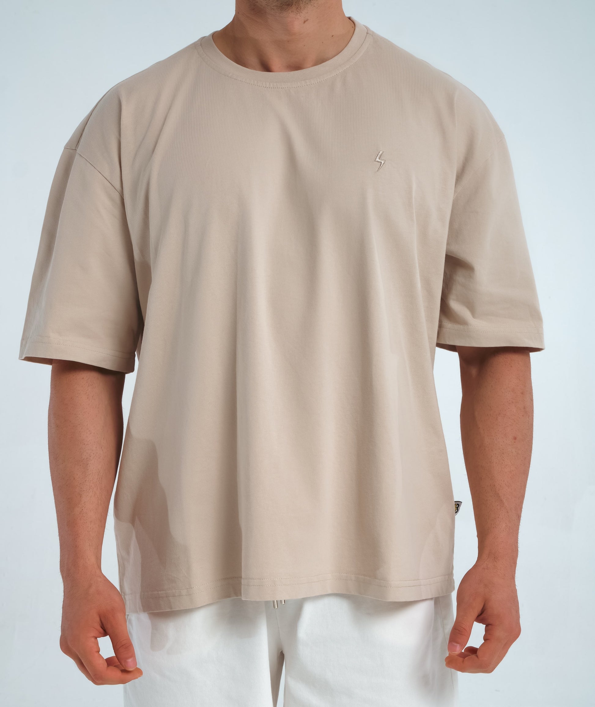 BLIC Oversized T-Shirt – Beigejavue