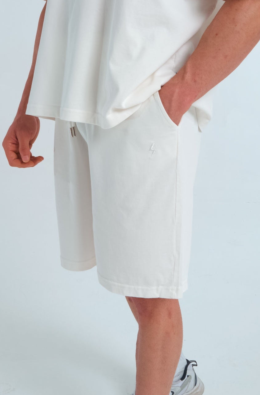 BLIC Relaxed Shorts – Whiteout