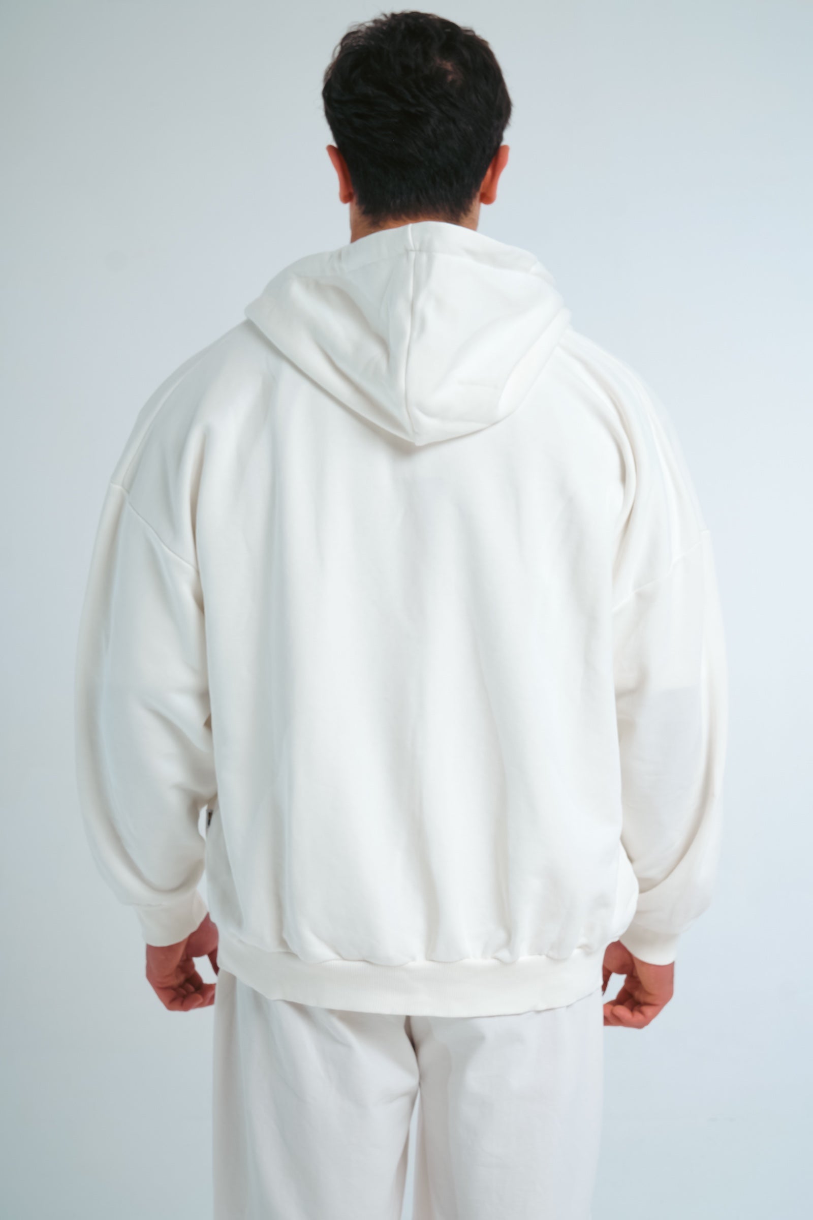 BLIC Zip Hoodie – Whiteout