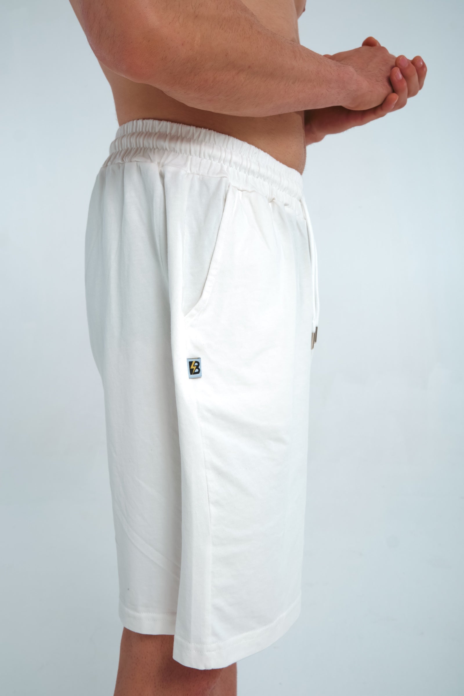 BLIC Relaxed Shorts – Whiteout