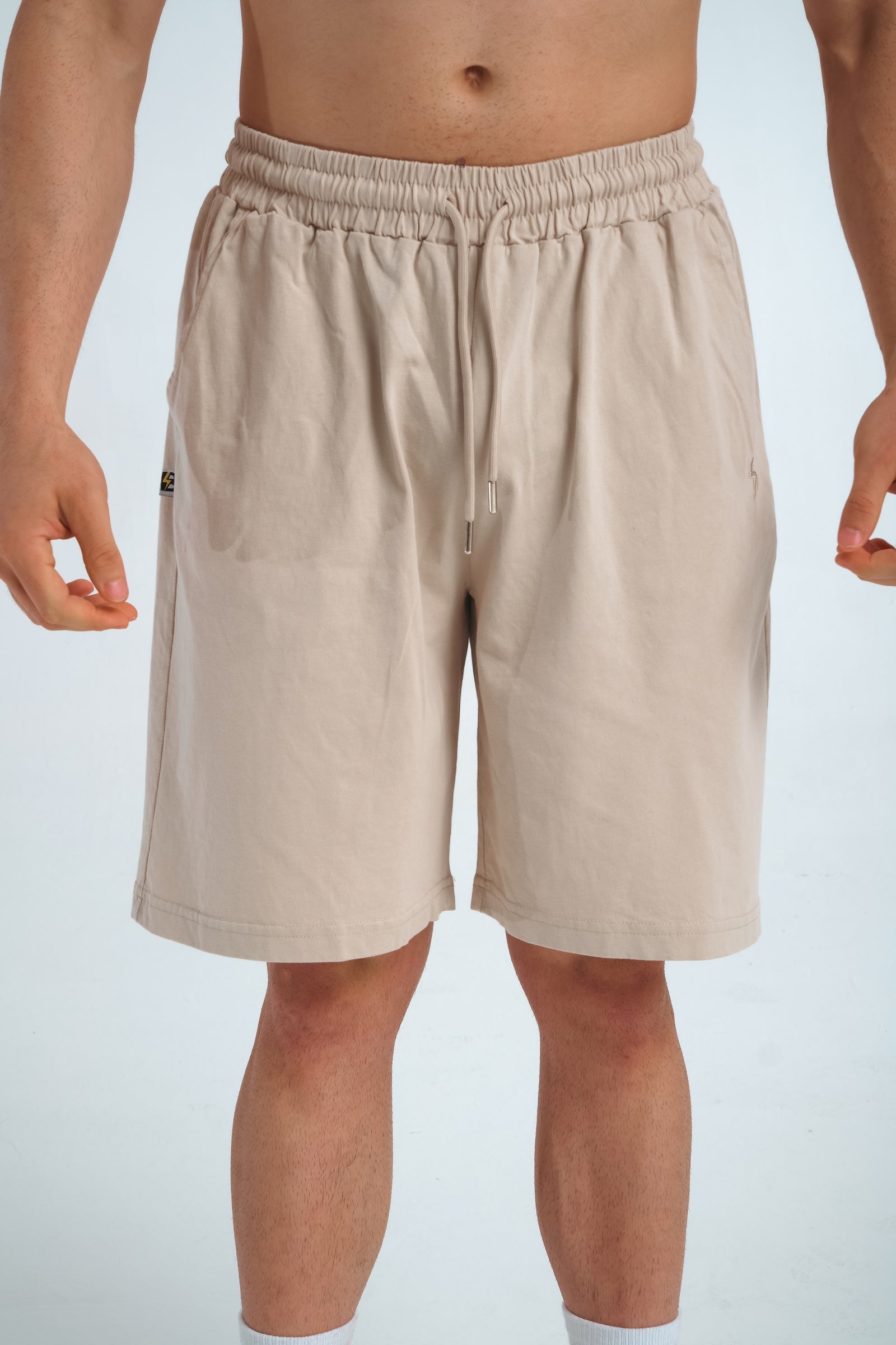 BLIC Relaxed Shorts – Beigejavue
