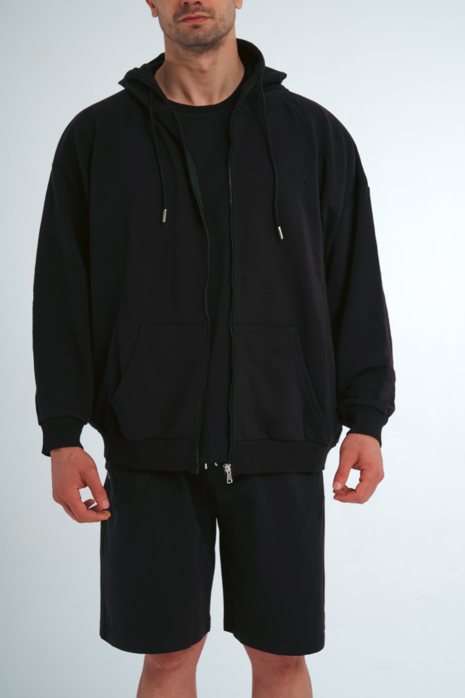 BLIC Zip Hoodie – Blackout