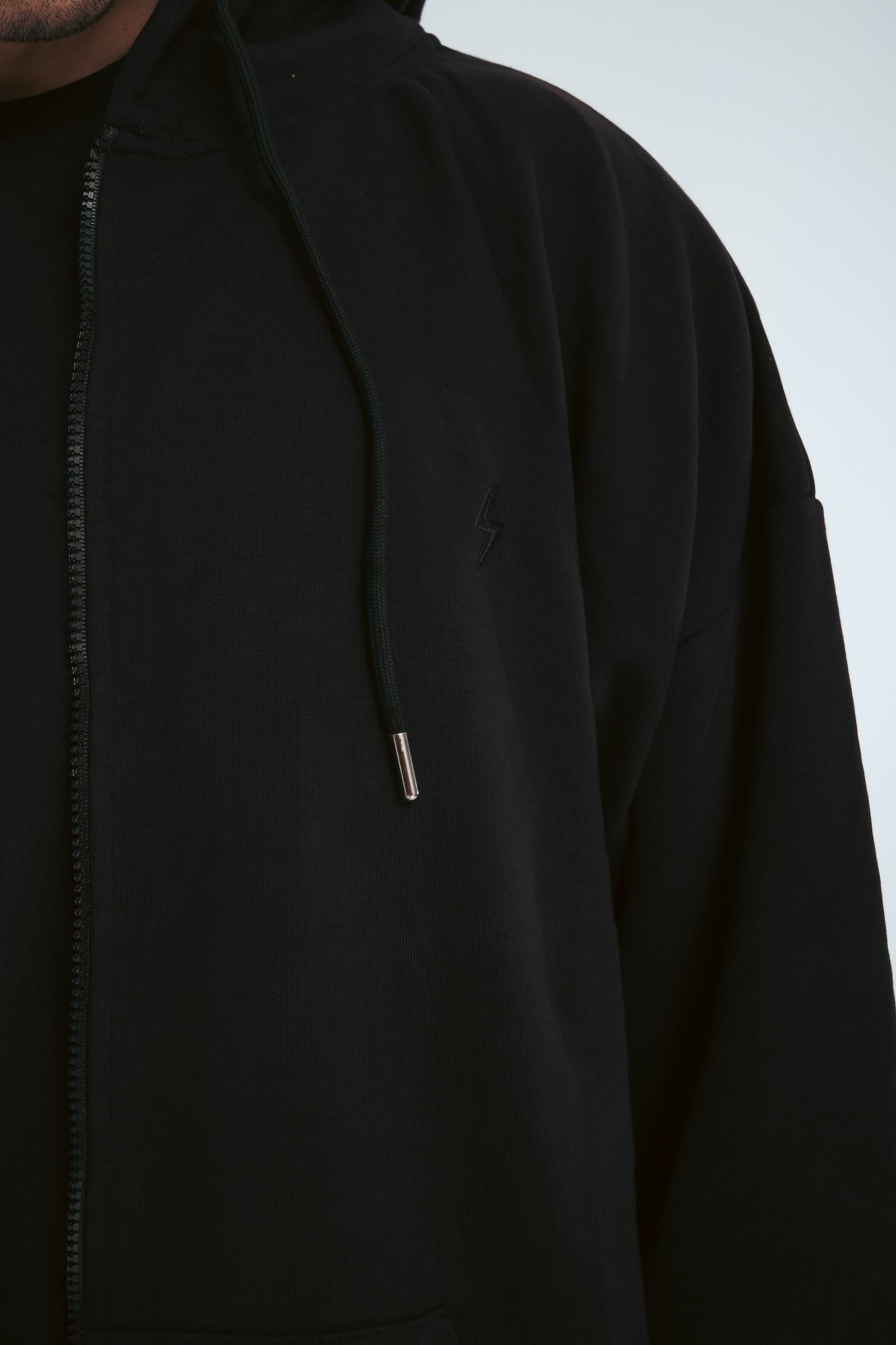 BLIC Zip Hoodie – Blackout