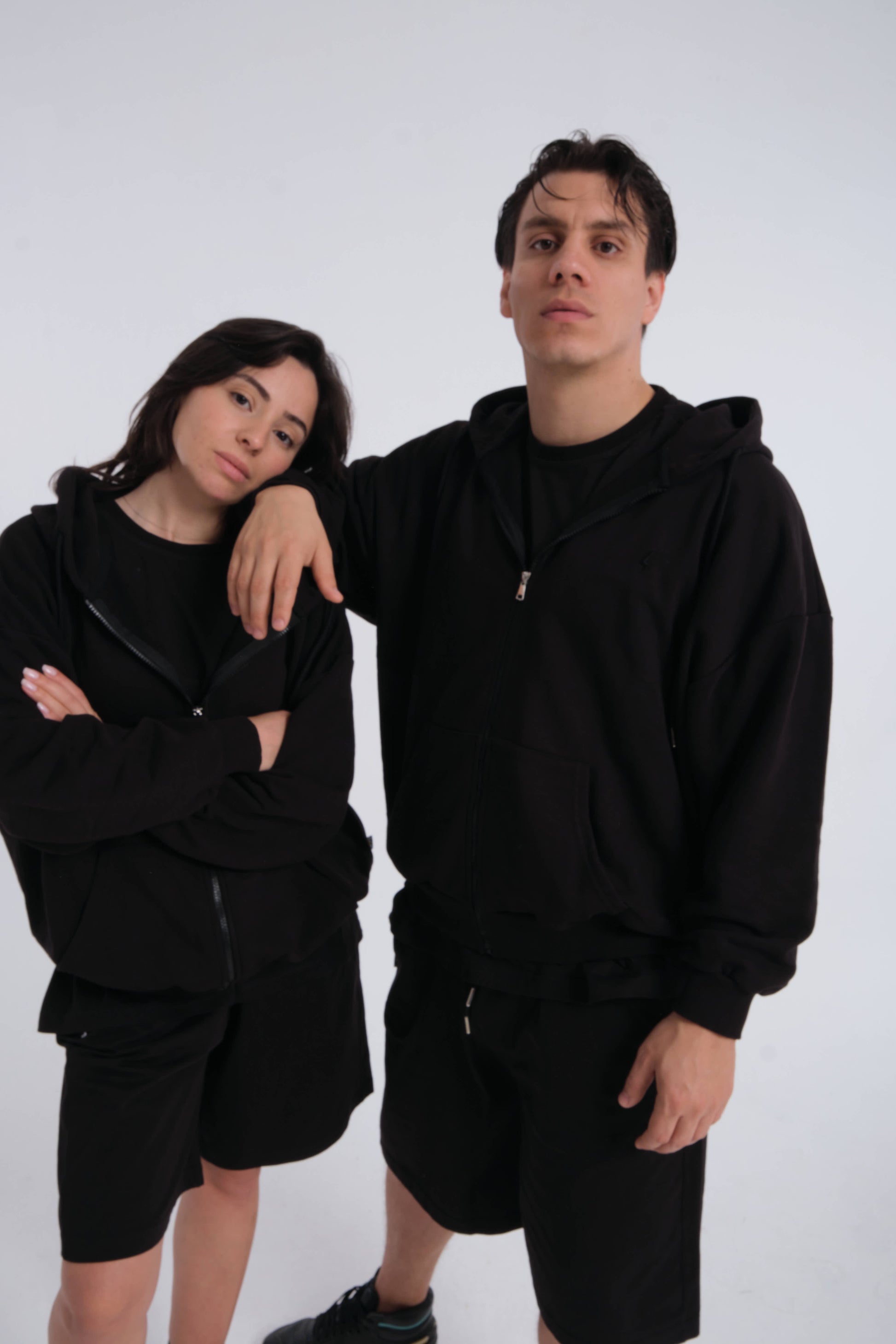 BLIC Zip Hoodie – Blackout