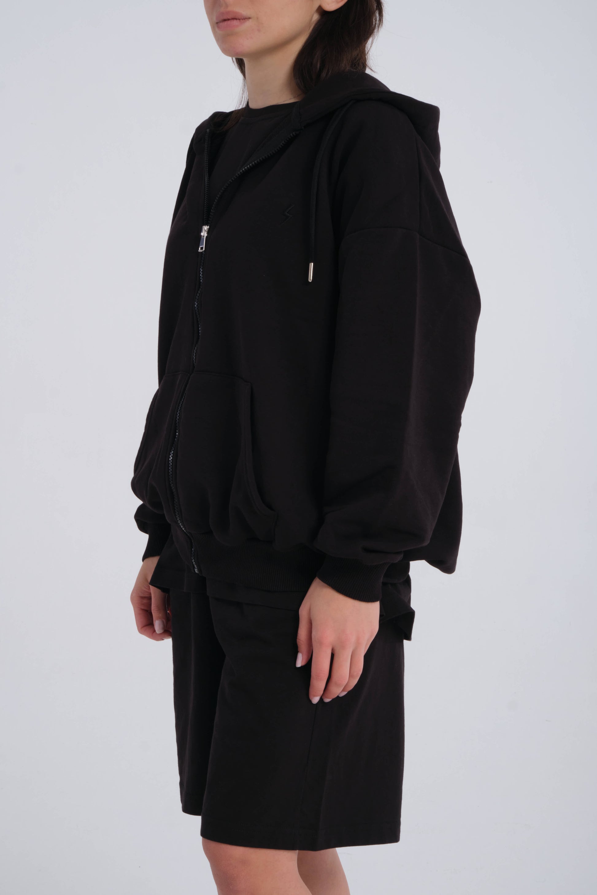 BLIC Zip Hoodie – Blackout